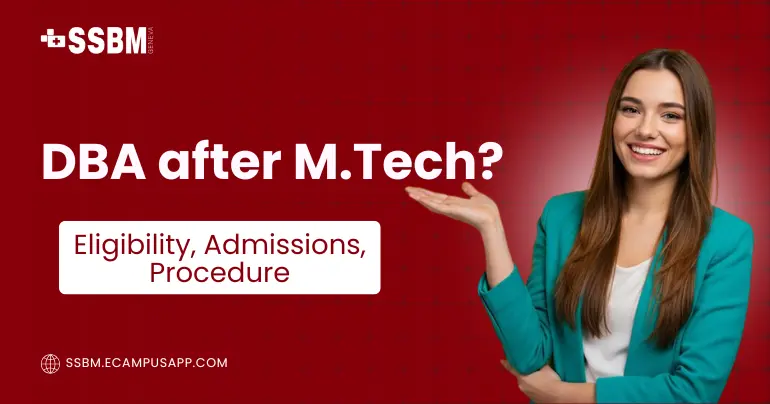 Doctor of business adminstration after M.Tech