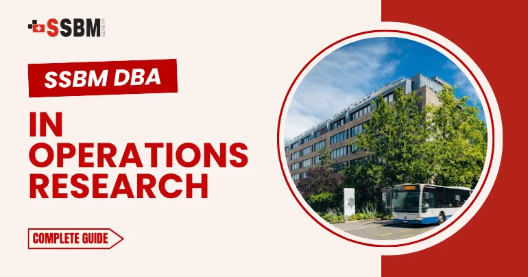 SSBM DBA in Operations Research